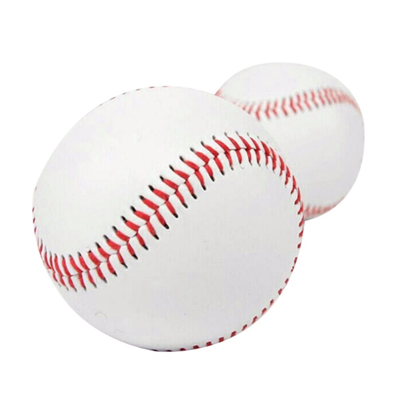 10 Inches 9 "Handgemaakte Baseballs Pvc Bovenste Rubber Innerlijke Zachte Baseball Ballen Softbal Bal Training Oefening Baseball Ballen