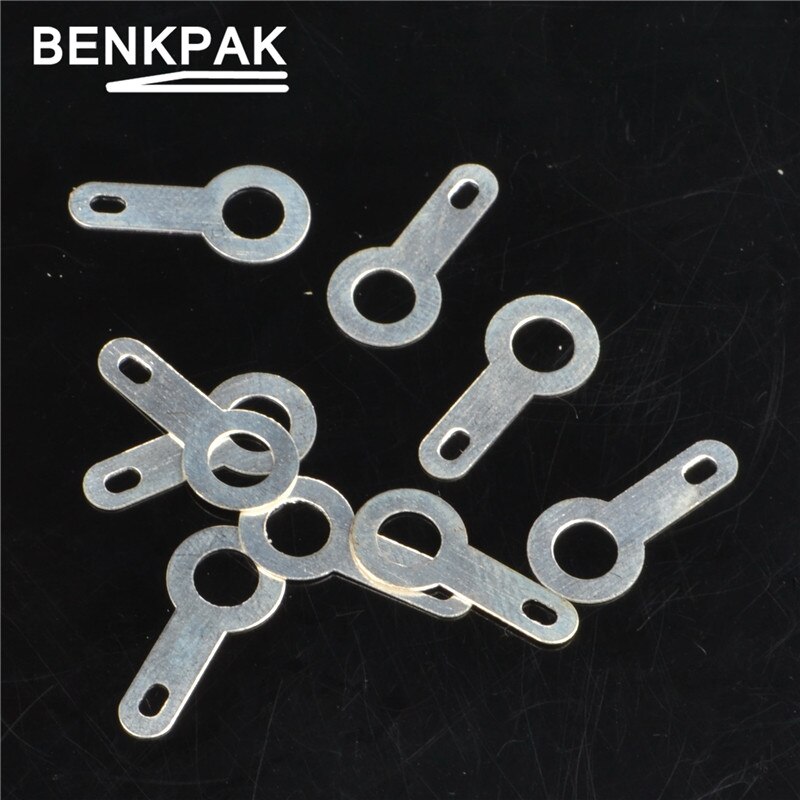 ANNBCDL 50 Stück 2,8 Mm Flachsteckhülsen – PCB Lötösen, H62 Messing, Verzinnt, 0,8 Mm Dick – Für Leiterplatten & Elektronik