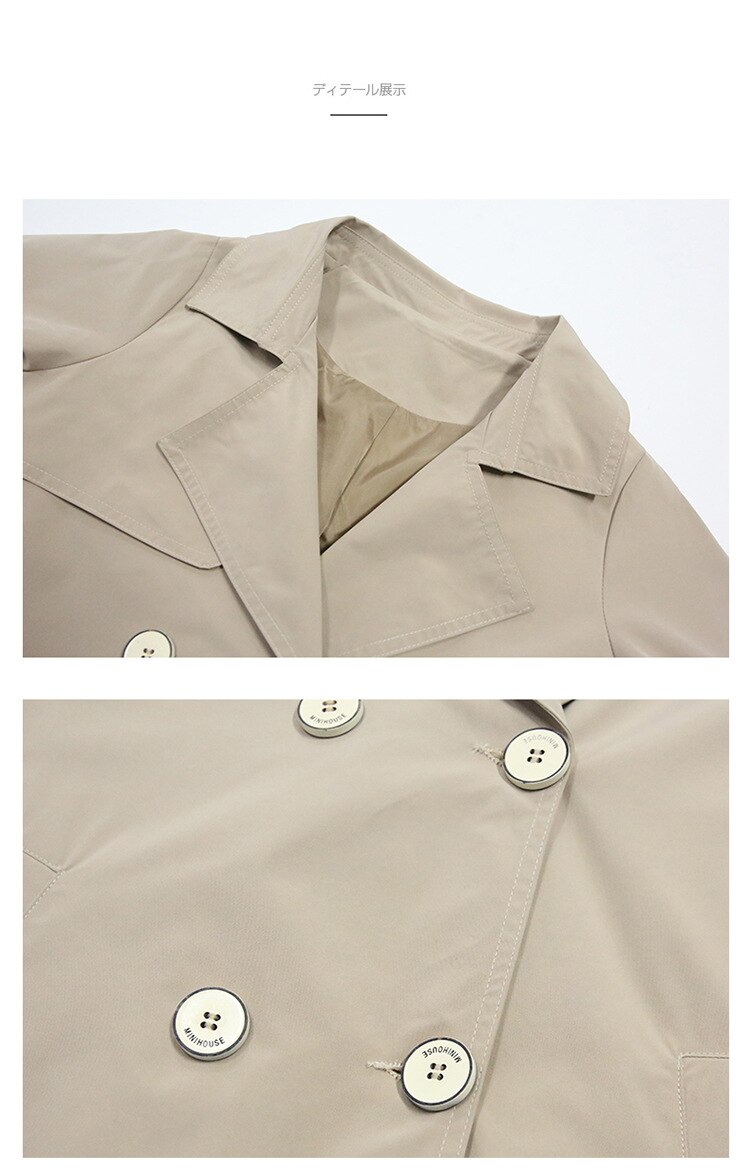 Girls Khaki Trench Coat Teen Girls Fall Jackets Double Breasted Causal Girls Windbreak 10 11 12 13 14 15 years