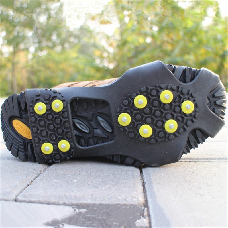10 Studs Anti-Slip Sneeuw Ijs Klimmen Schoen Spikes Grips Crampons Cleats Overschoenen Stijgijzers Spike Schoenen Stijgijzers