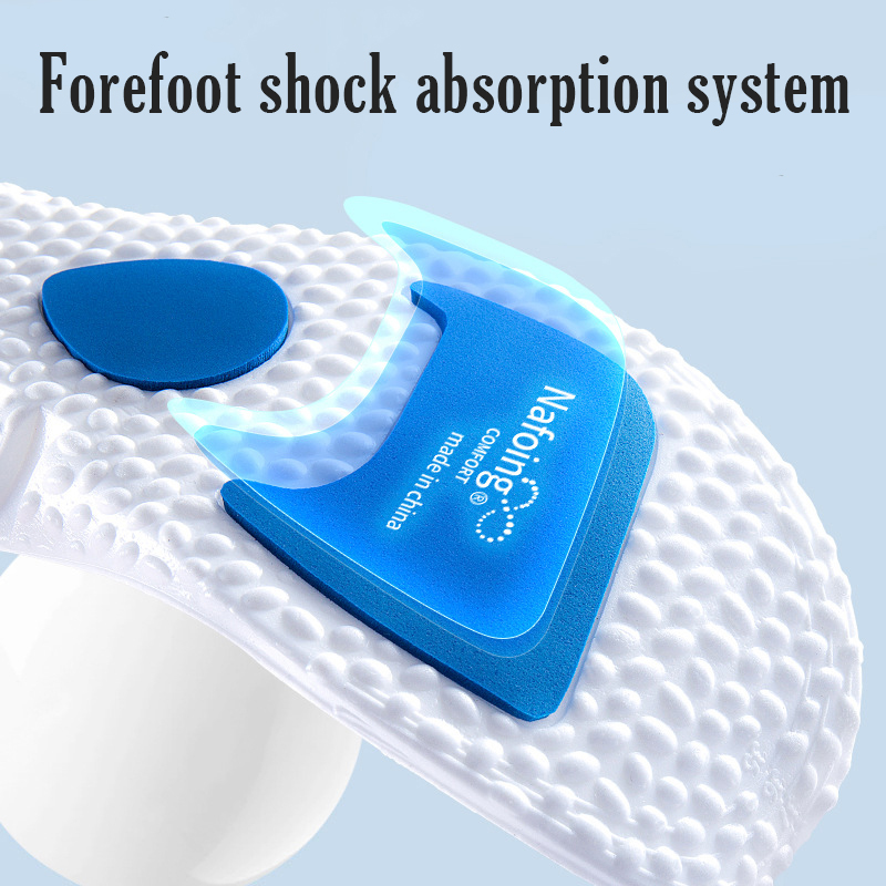 Plantillas deportivas especiales de bádminton para hombre y mujer, desodorante absorbente de sudor de alta elasticidad, se pueden cortar zapatos, almohadillas suaves para zapatos, 1 par