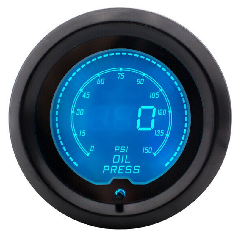 2 inch 52mm digitale lcd oliedrukmeter indicator 150 psi met elektrische sensor