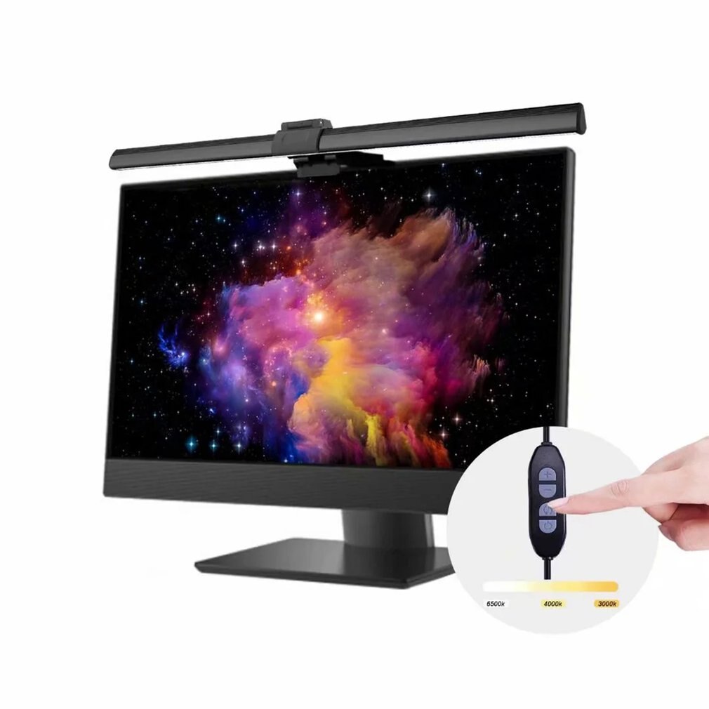 40/26Cm Traploos Dimmen Eye-Care Led Bureaulamp Voor Computer Pc Monitor Scherm Opknoping Licht Led lezen Usb Powered Lamp