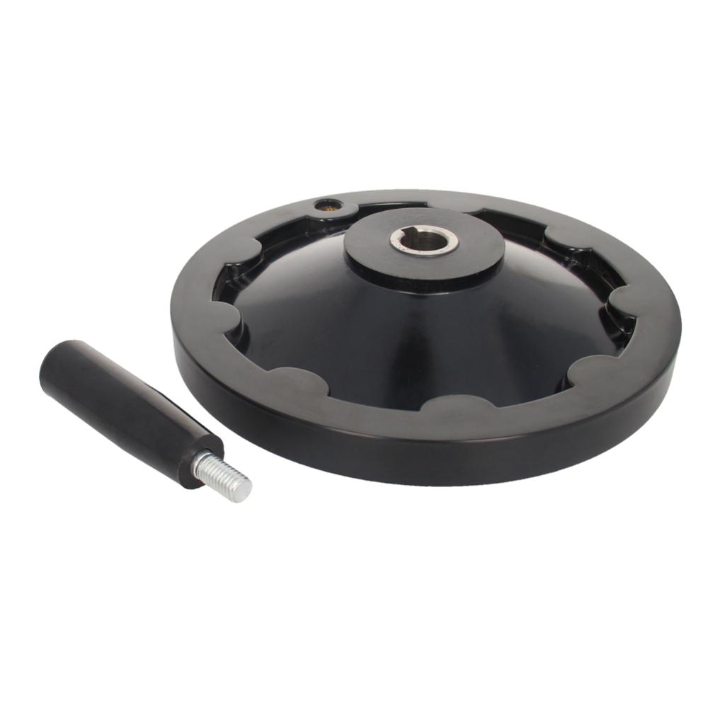 Roue à main à ondulation arrière 8 ~ 18mm, diamètre du trou Central, accessoires de Machine, usinage pour tour, fraiseuse, outils, 1 pièce/2 pièces