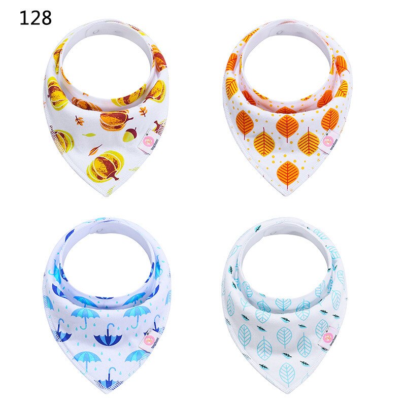 Di vendita caldo bandana del bambino di trasporto bavaglini cute triangolare tovagliolo della saliva del bambino panni del burp Set Regalo Per Le Ragazze Jewel Set del bambino bandana bava bavaglini: bandana bibs 128