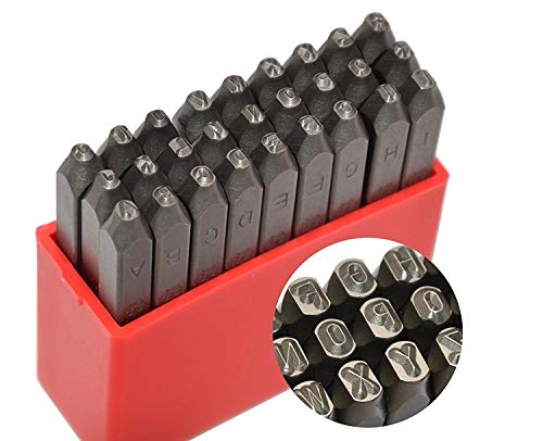 27pc 1/16 " (1.5mm)  hrc 60 letterstempelset voor het maken van sieraden/stalen stempel/hout/leer