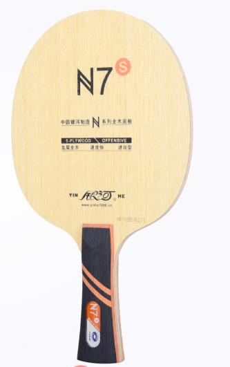 Yinhe Milky Way Galaxy N6s N7s N8s Table Tennis Racket Ping Pong Blade Bat: N7S long handle