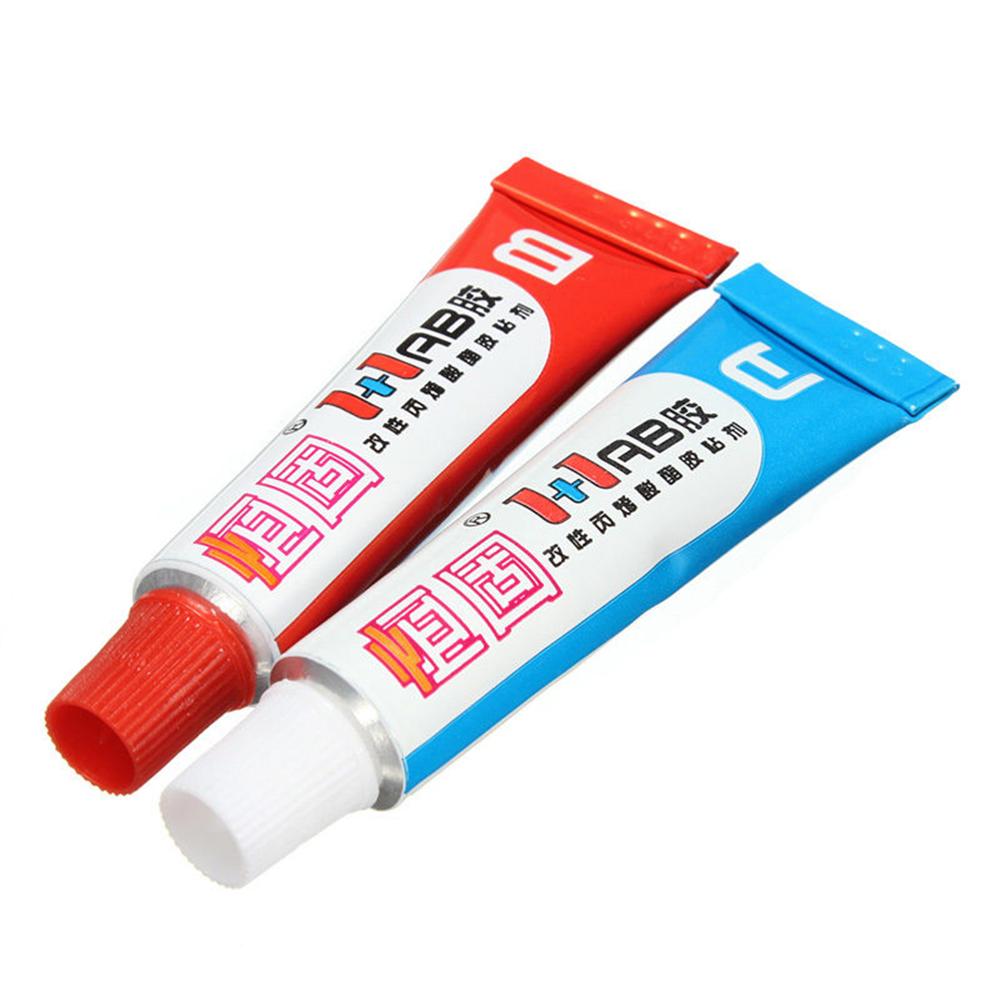 2PCS Super Strong Epoxy Clear Glue AB Adhesive Cold Weld Plastic Metals Glass Rubber Quick-drying Structural Adhesive