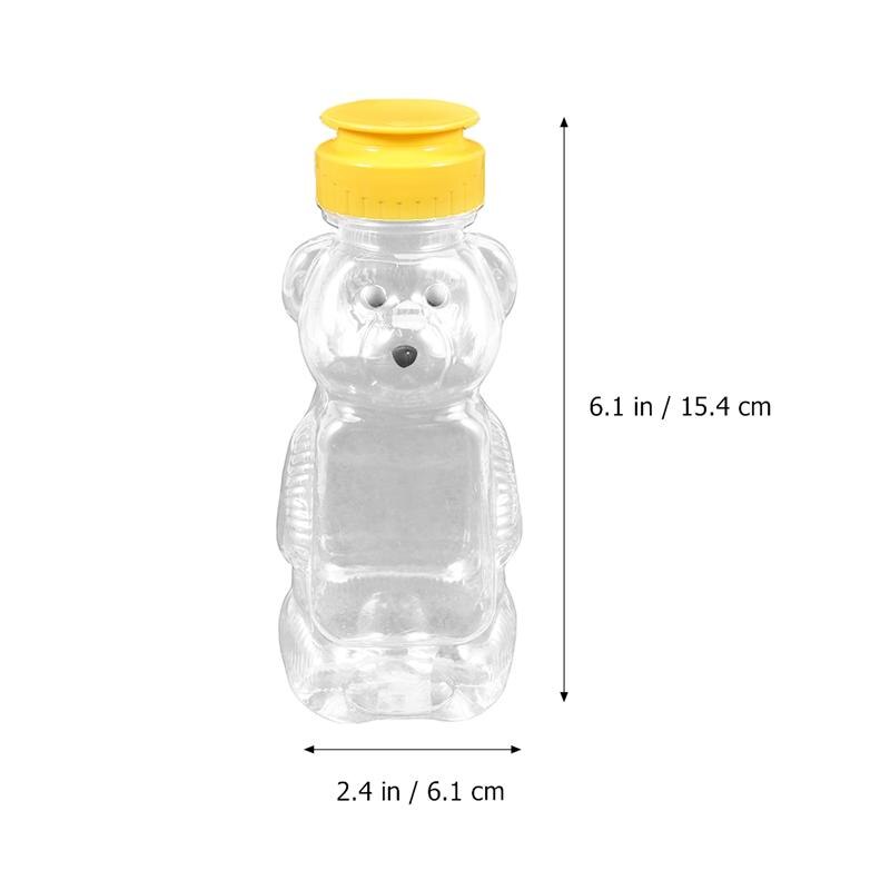 12 st squeeze flaska återanvändbar 240ml mjuk plast hållbar ketchup burk sås honung krydda squeeze flaska dispenser behållare