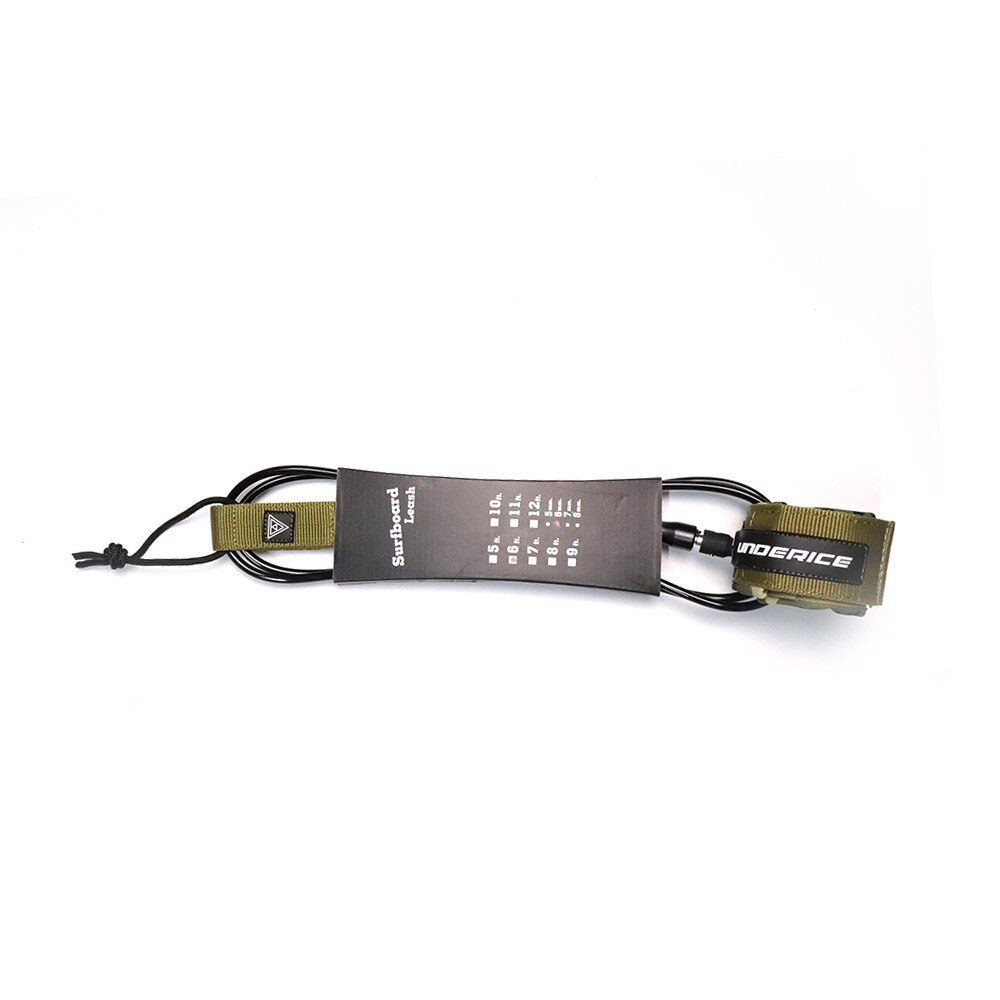 WOOWAVE Cima Surf Leash Premium Dritta 7mm - 8ft Bianca, Cavigliera In Neoprene A Sgancio Rapido, Doppia Girella Antigroviglio, Per Tavole Da Surf E SUP