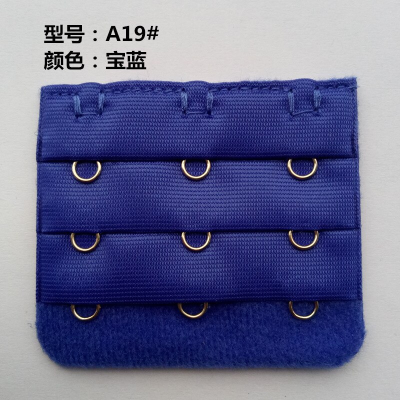 Extensores de sujetador de acero inoxidable para mujer, 3 filas * 3 hebillas, ganchos, hebilla de extensión de ropa interior, accesorios íntimos, 2 unids/lote: Style 14