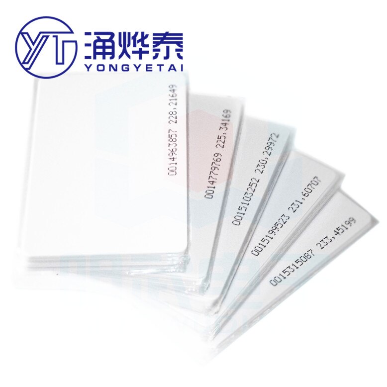 ID thin card ID white access card ID attendance card production smart induction card radio frequency