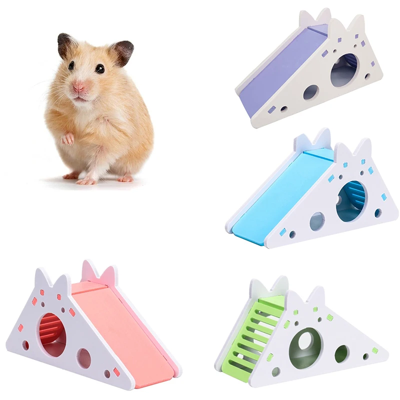 Morsom hamstersklie leke marsvin monterte sklie leker chinchilla hamsterhus bur pustende hamstertilbehør
