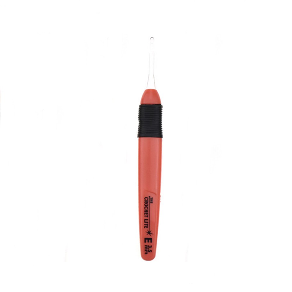 Ganchos de ganchillo con luz LED, agujas de tejer, accesorios de tejido, herramientas, ganchos de ganchillo, herramienta de aguja de tejer luminosa DIY, 1 ud.