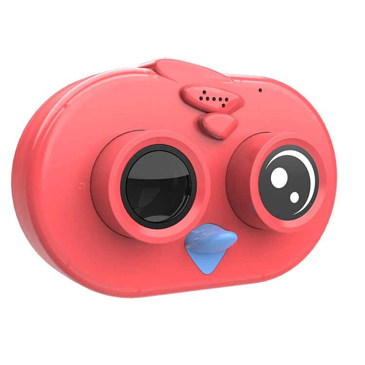 120 Lark Child/ Ugly Duckling Camera Cartoon Mini Digital Camera Wifi HD Children Small Slr Wonderful Birthday Christmas: Red / With 8GB TF Card