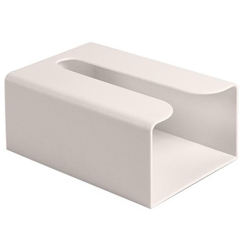 Wc Keuken Tissue Doos Papier Houder Draagbare Wandmontage Organizer Case Ye: Beige