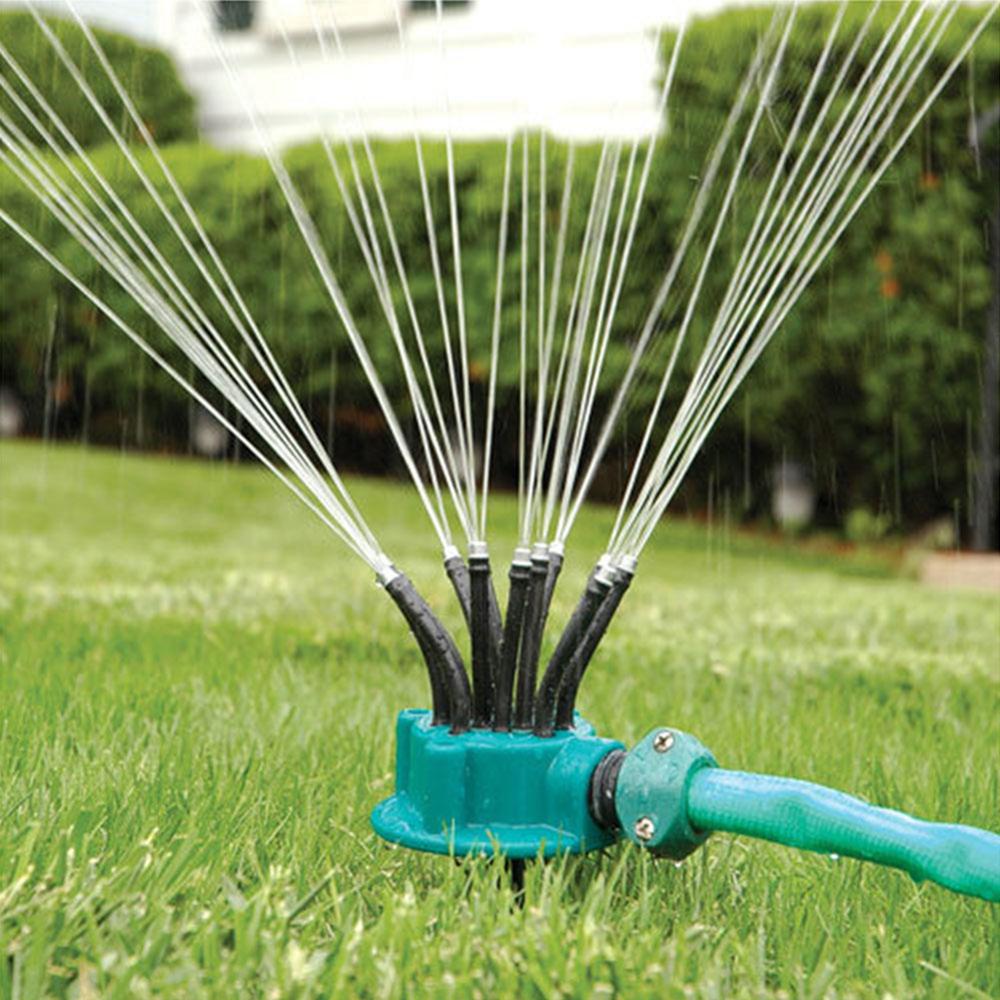 360 Degree Rotating Sprinkler Noodle Head Water Sprinkler Garden Watering Sprinkler for Garden Irrigation Roof Cooling