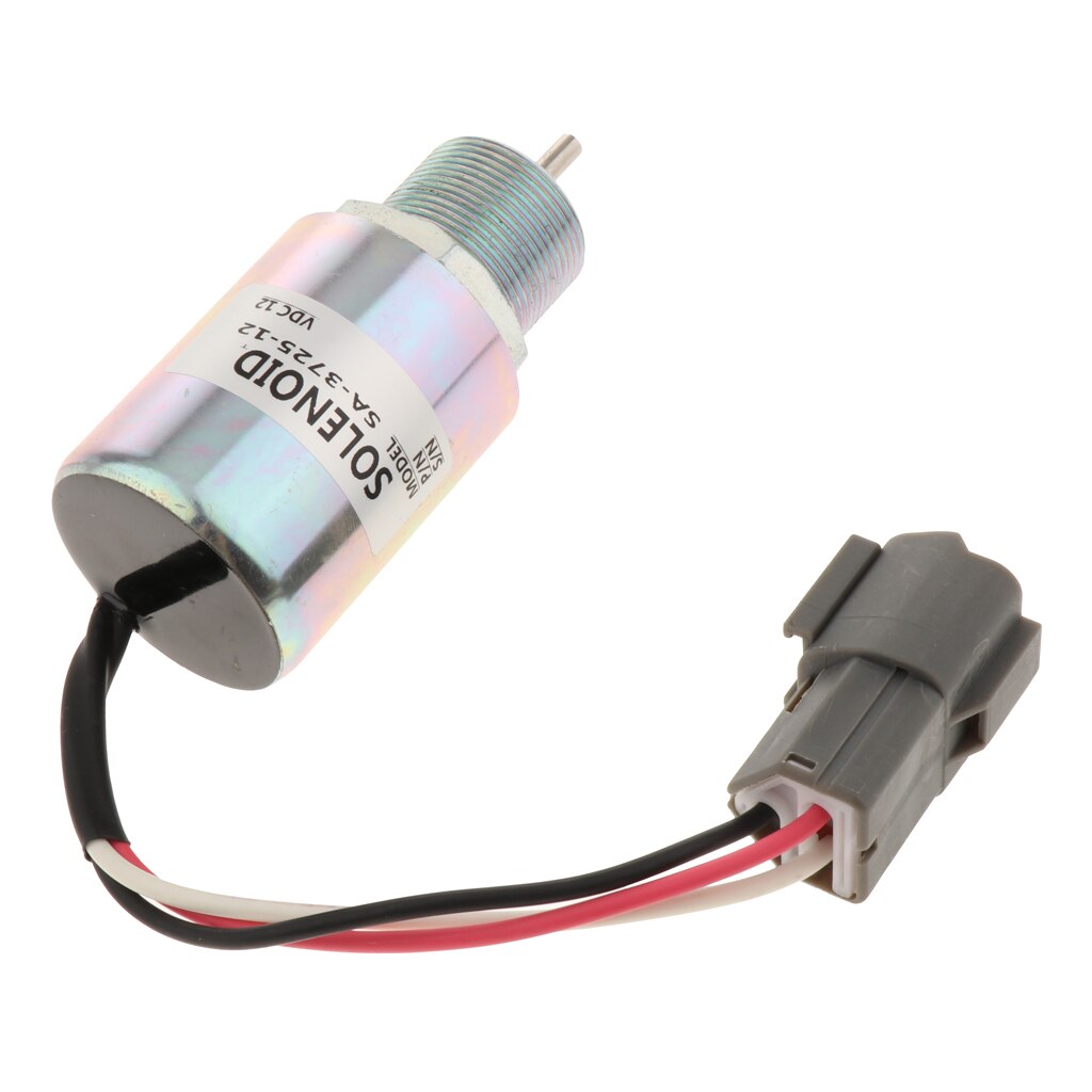 12v motorbrændstofstop lukket solenoid til mitsubishi  s3l s3 l 2,  sa -3725-12