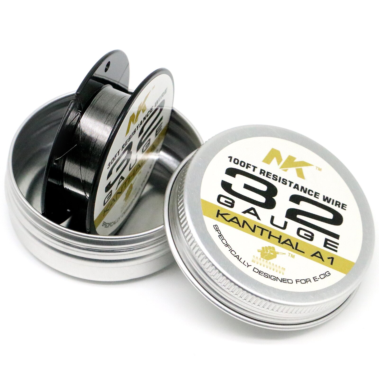 Filo di resistenza NK Clean KA1 22G 24G 26G 28G 30G 36G 38G 40G 44G filo bobina Vape: A1 44G 1000Ft