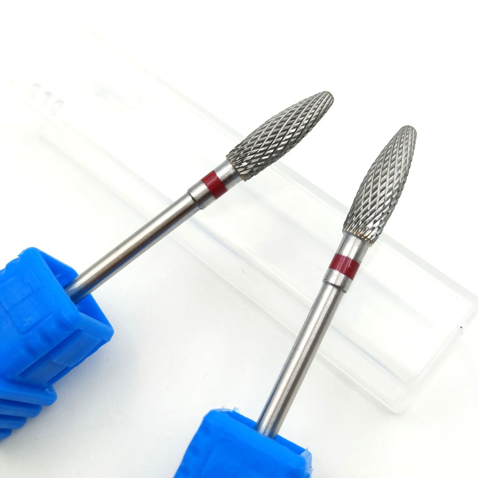 HYTOOS frezy robić paznokci z węglikiem wolframu 3/32 "obrotowy rzep frez manicure narzędzia robić Pedicure paznokci wiertła Akcesoria-H0413P