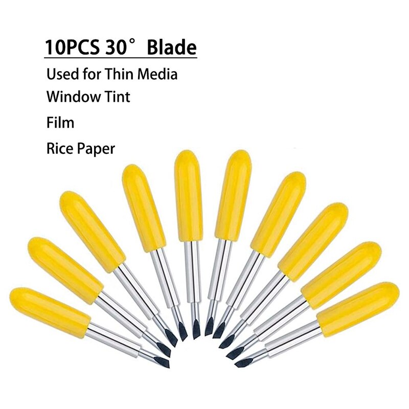 25 Stuks Vervangingen Blades Voor Cricut Verkennen Maker Uitdrukking 45 Graden 30 Graden 60 Graden Vinyl Stof Messen
