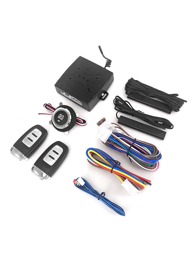 12V Car Remote Alarm System Auto Car SUV Anti-theft Keyless One-button Start System Remote Starter For Auto Accessories Tool