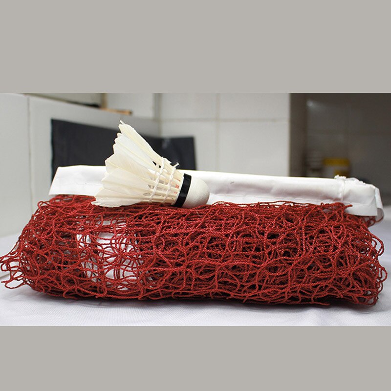 Filet de Badminton portatif Standard de réseau quadrilatère de polypropylène de trou de l'amour Baxter 2.4 par la corde en Nylon