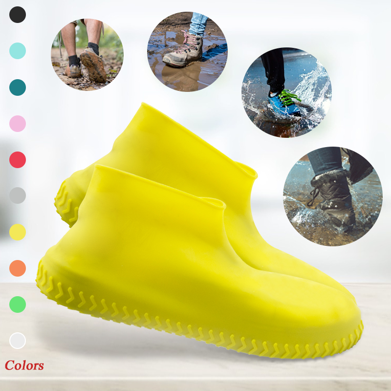 Siliconen Waterdichte Schoen Covers Slip Regen Laarzen Herbruikbare Geen-Slip Rubber Schoen Protectors Voor Kinderen Mannen Vrouwen