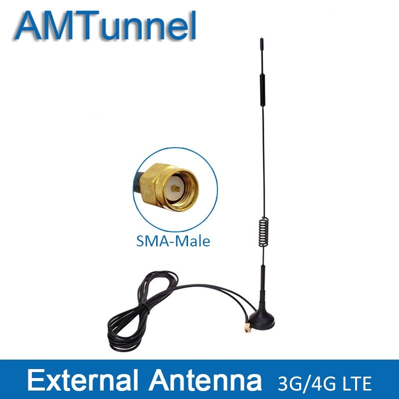 4G Antenne Sma Male Antenne 3G Wcdma Antenne Lte Antenne 12dBi 700-2700Mhz Voor Huawei 4G Router Wifi Router En Modem