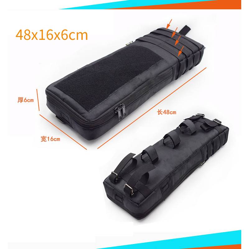 Hängande väska för mobilitetsscooter frambalk modifierad elfordonsscooter cykel litiumbatteri förvaringsväska: Röd