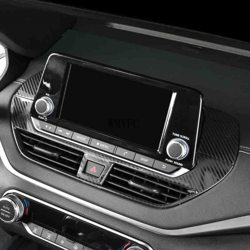 Auto Dashboard Gps Navigatie Panel Decoratie Frame Cover Sticker Voor Nissan Altima Auto Styling Trim
