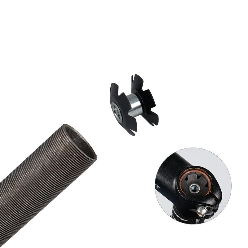 1/2 stuks/partij fiets voorvork montage kern mtb bevestigingsbouten stermoeren voor 1-1/8 " 28.6mm stuurbuis draadloze vork