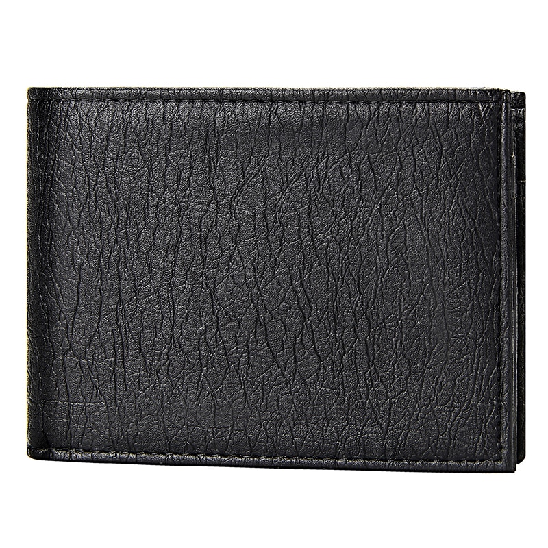 Business Bifold Wallet for Men Small Man Wallet Pu Leather Men's Short Wallet with Coin Pocket Credit Card Holders