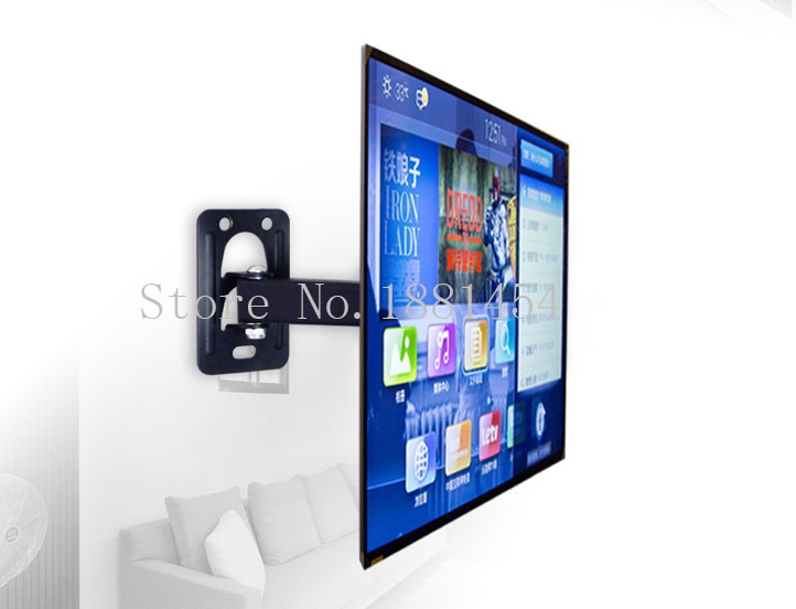 Universal TV rack retractable rotating LCD TV stand wall hidden TV Fit for 14"-42" Max Support 35KG Weight