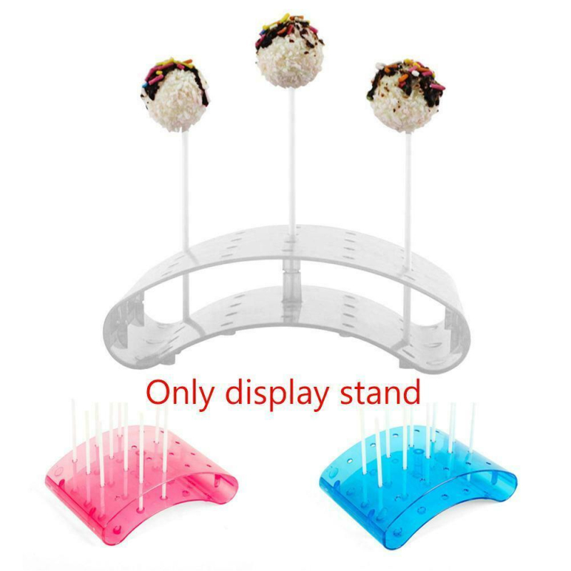 Cake pop lollipop-ställ 20 -håls u-format stativ gör-det-själv bakplåt displayställ kök matlagningstillbehör verktyg