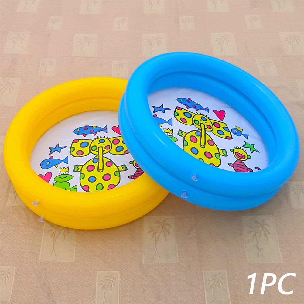 Kiddie bärbar uppblåsbar babypool paddla trädgård härligt badkar djurtryckt lekcenter inomhus utomhus runda
