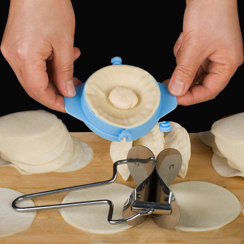 7cm Fondant DIY knoedel huid Gereedschap Rvs Spatel Cookie Ronde Rolling Cutting Blade Deeg Cirkel Cutter1D26