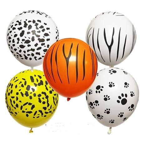 50/100 Stuks Verjaardag Animal Latex Ballon Tijger... – Grandado