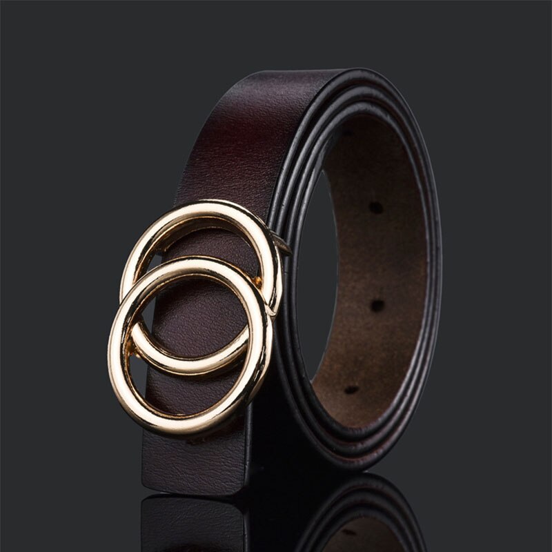 Ceinture femme loisirs cent correspondant jean ceinture femme simple double boucle boucle ceinture femme étudiant style coréen marée