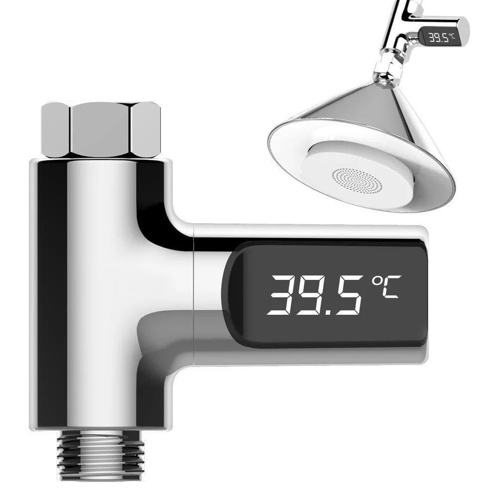 Led display hem vatten dusch termometer temperaturmätare monitor kök badrum smart hem babyvård