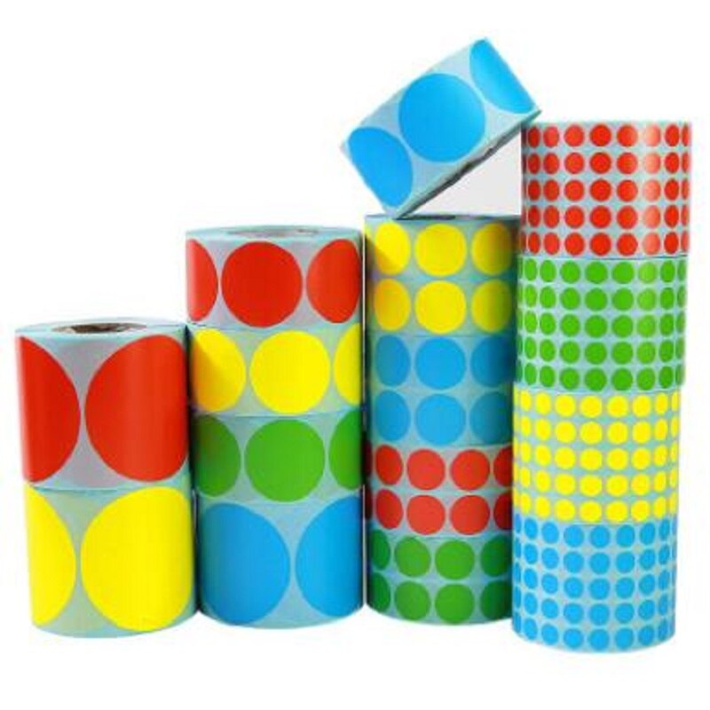 800 pcs Size 40mm Roll Sticker Thermal Label Sticker Printer Paper For Thermal Printer Water proof Oil proof Scratch proof