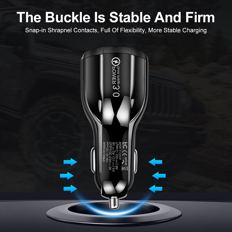 Vaorlo usb-ladegerät  qc3.0, auto-schnellladegerät  pd 15w, schnellladefunktion für mobiltelefone (iphone 11 pro, samsung, huawei, xiaomi)