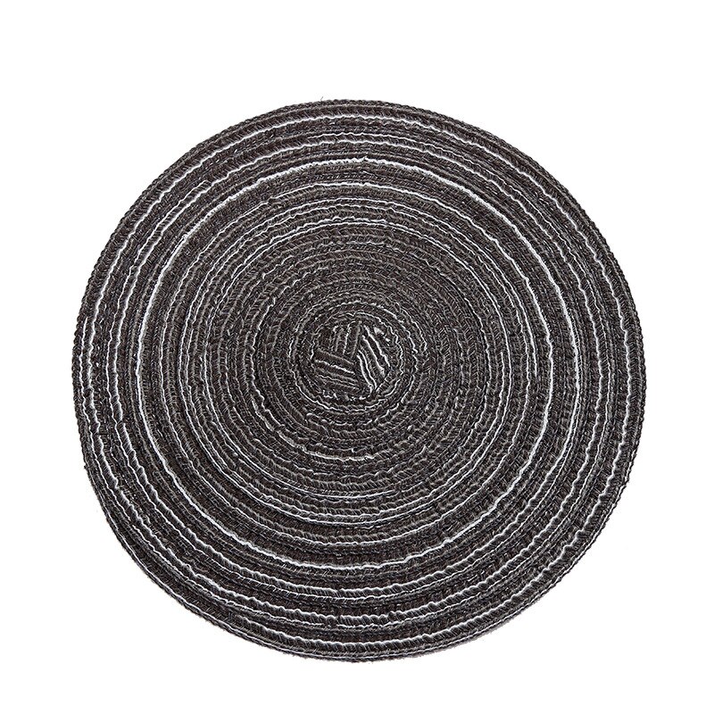 Bol tasse à café tapis Anti | Bol, boisson café tasse de table, tapis de la tasse de service: 18 small - Black