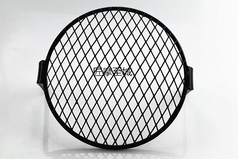 Universal 7inch Motorcycle Headlight Mesh Grill Mask Headlamp Protector Guard Square/Rhombus Cover 18CM