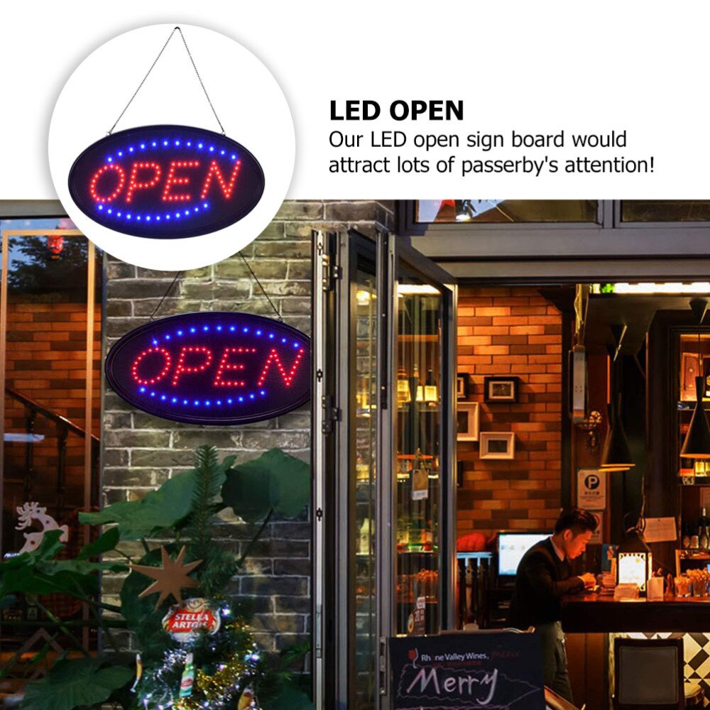 LED Open Sign Practical Durable Useful LED Business Open Sign LED Sign Board Electric Display Sign