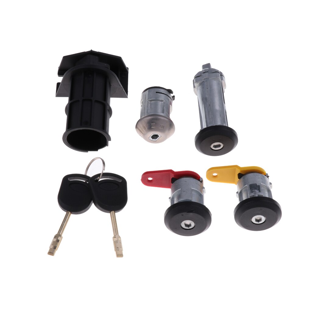 Set of Replacement Ignition Switch Lock Cylinder With Key for Ford Carnival