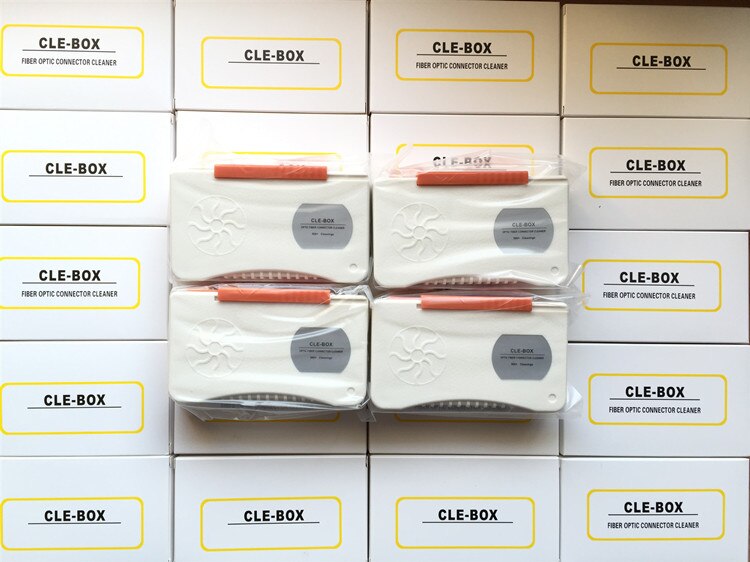 Fiber Optic Connector Cleaner CLE-BOX Optics Cleaning Cassette Cleaner Box