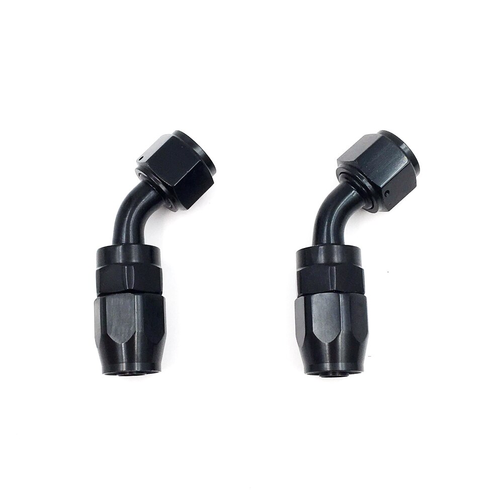 Car Black Universal Braided Fuel Line Hose Rubber Hose with AN6 Hose Fitting Kit Car Accessories