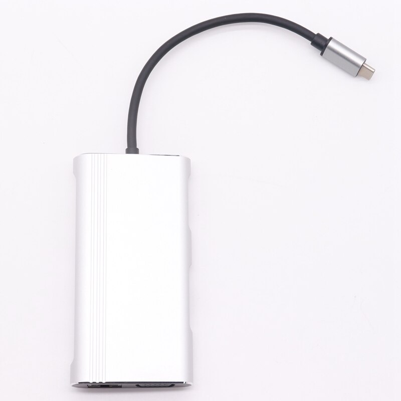 Type-C HUB 8-In-1 Multifunctional Docking Station USB3.0 Efficient Transmission HDMI Converter Docking Station