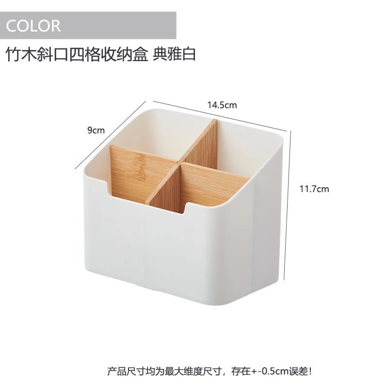 Cajón de escritorio apilable, caja de almacenamiento con asa, gran capacidad, organizador de artículos diversos, almacenamiento para el hogar: Amarillo claro